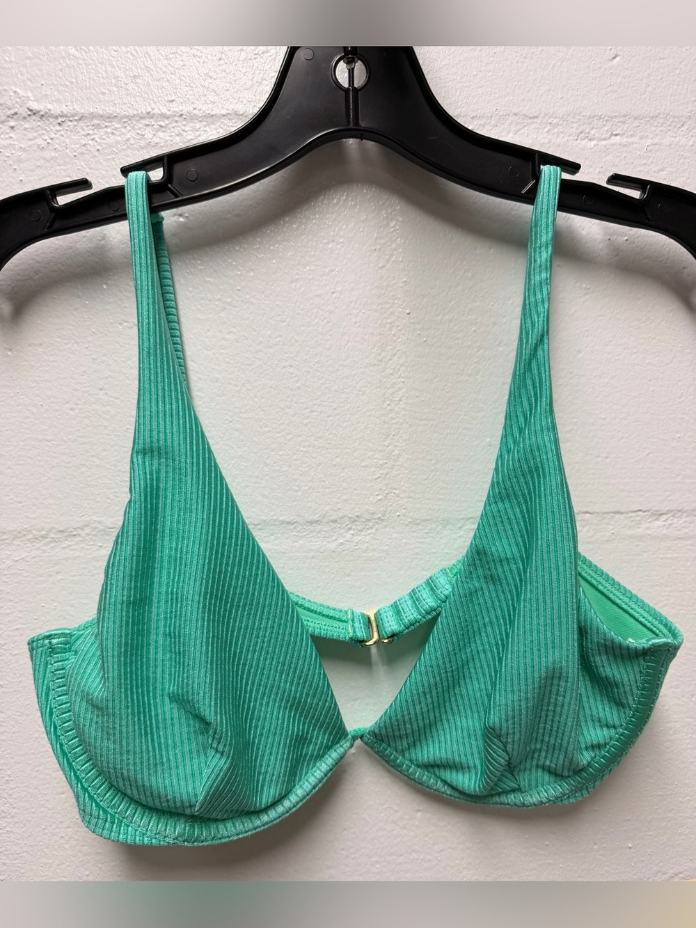 Hollister Ribbed Underwire Bikini Set - Mint/Aqua - Picture 2 of 6
